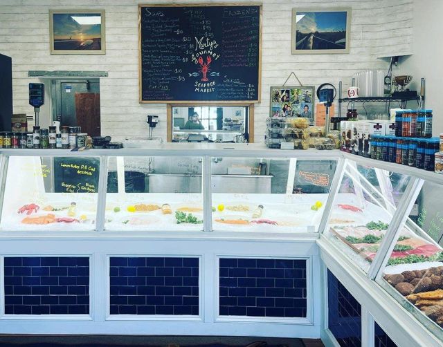 Inside Marty’s seafood market on New York Avenue