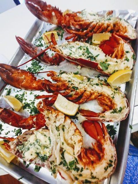 Stuffed lobster tails