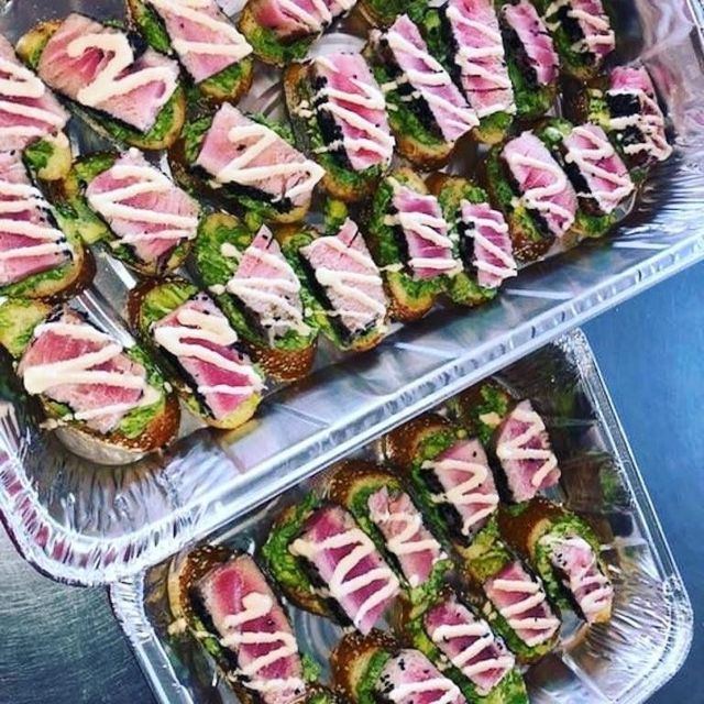 Tuna crostinis